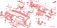 INSTRUMENT PANEL (LH) for Honda CIVIC 2.0VSA 5 Doors 5 speed manual 2005