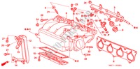 INTAKE MANIFOLD (2.0L) for Honda CIVIC 2.0VSA 5 Doors 5 speed manual 2005