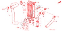 INTERCOOLER (DIESEL) for Honda CIVIC 1.7S 5 Doors 5 speed manual 2005