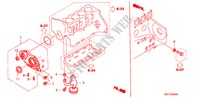 OIL PUMP/OIL STRAINER (DIESEL) for Honda CIVIC 1.7SE 5 Doors 5 speed manual 2005