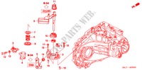 SHIFT ARM/SHIFT LEVER (1.4L/1.5L/1.6L/1.7L) for Honda CIVIC 1.6LS 5 Doors 5 speed manual 2005