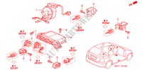 SRS UNIT (LH) for Honda CIVIC 1.4S 5 Doors 5 speed manual 2005