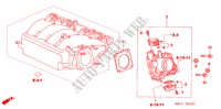THROTTLE BODY (2.0L) for Honda CIVIC 2.0VSA 5 Doors 5 speed manual 2005