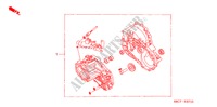 TRANSMISSION GASKET SET (DIESEL) for Honda CIVIC 1.7ES 5 Doors 5 speed manual 2005