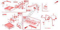 AIR CONDITIONER (COOLING UNIT) (2.0L) for Honda STREAM 2.0SE 5 Doors 5 speed manual 2004