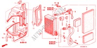 AIR CONDITIONER (REAR COOLER SHORT PARTS) for Honda STREAM 2.0SI 5 Doors 5 speed manual 2003