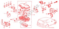 CONTROL UNIT(ENGINE ROOM) (1.7L) for Honda STREAM 1.7LS 5 Doors 5 speed manual 2003