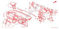 INSTRUMENT PANEL (RH) for Honda STREAM 2.0SE 5 Doors 5 speed manual 2004