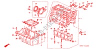 CYLINDER BLOCK/OIL PAN (1.7L) for Honda STREAM ES 5 Doors 5 speed manual 2005
