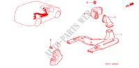 DUCT (LH) for Honda STREAM SI 5 Doors 5 speed manual 2005