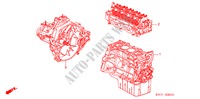 ENGINE ASSY./ TRANSMISSION ASSY. (1.7L) for Honda STREAM LS 5 Doors 5 speed manual 2005