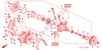 POWER STEERING PUMP/ BRACKET (1.7L) for Honda STREAM LS 5 Doors 5 speed manual 2005