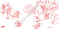 ENGINE MOUNTS (L4)(AT) ( '00) for Honda ACCORD COUPE 2.0ILS 2 Doors 4 speed automatic 1998