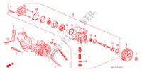 POWER STEERING PUMP/ BRACKET (L4) for Honda ACCORD 2.3EXI 4 Doors 4 speed automatic 2000