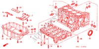 CYLINDER BLOCK/OIL PAN for Honda CR-V SE-S 5 Doors 5 speed manual 2004
