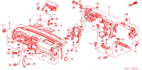 INSTRUMENT PANEL(LH) for Honda CR-V LS 5 Doors 5 speed manual 2002