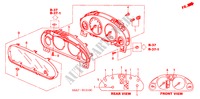 METER COMPONENTS (NS) ( '04) for Honda CR-V SE-S 5 Doors 5 speed manual 2004