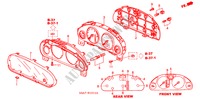 METER COMPONENTS (VISTEON)( '04) for Honda CR-V RV-I 5 Doors 5 speed manual 2002