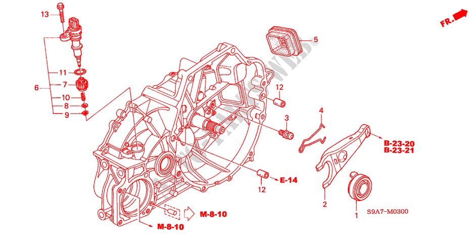 CLUTCH RELEASE for Honda CR-V LS 5 Doors 5 speed manual 2003