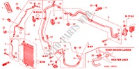 AIR CONDITIONER (HOSES/PIPES)(RH) for Honda CR-V RV-I 5 Doors 5 speed manual 2006