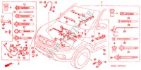 ENGINE WIRE HARNESS (RH) for Honda CR-V SE 5 Doors 5 speed manual 2006