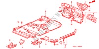 FLOOR MAT for Honda CR-V SE-S 5 Doors 5 speed manual 2006
