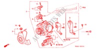 THROTTLE BODY (2) for Honda CR-V RV-I 5 Doors 5 speed manual 2006