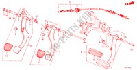 CLUTCH PEDAL/BRAKE PEDAL for Honda ACCORD STD 4 Doors 5 speed manual 1985