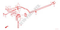 CANISTER/FUEL PIPE ('84,'85) for Honda JAZZ STD 3 Doors 4 speed manual 1985