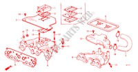 CARBURETOR INSULATOR/ MANIFOLD for Honda JAZZ DX 3 Doors 5 speed manual 1984