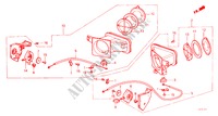 FRESH AIR VENTS (B,F,G,P,S,W,X) for Honda JAZZ STD 3 Doors 4 speed manual 1984
