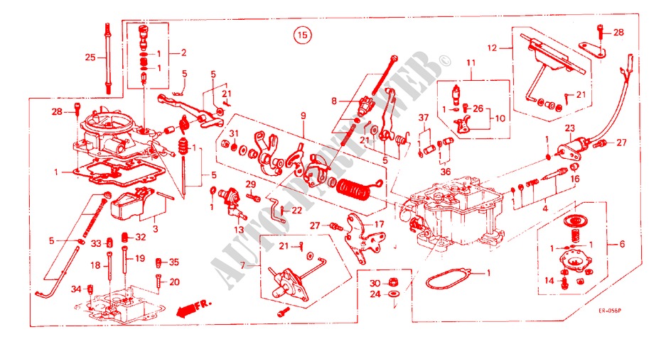 CARBURETOR for Honda CITY PRO T 3 Doors 5 speed manual 1984