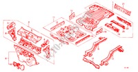 BODY STRUCTURE COMPONENTS (WAGON) for Honda CIVIC WAGON DX 5 Doors 5 speed manual 1983