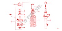 REAR SHOCK ABSORBER (3D,4D,5D) for Honda CIVIC DX     SWITZERLAND 3 Doors 3 speed automatic 1983