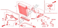 AIR CONDITIONER (COOLING UNIT)(RH) for Honda JAZZ 1.4SE 5 Doors 5 speed manual 2003