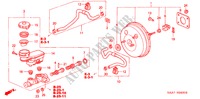 BRAKE MASTER CYLINDER/ MASTER POWER for Honda JAZZ 1.4LS 5 Doors 5 speed manual 2003
