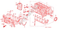 CYLINDER BLOCK/OIL PAN for Honda JAZZ 1.4LS 5 Doors 5 speed manual 2003