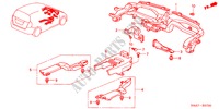 DUCT (LH) for Honda JAZZ 1.4LS 5 Doors 5 speed manual 2003