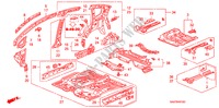 FLOOR/INNER PANELS for Honda JAZZ 1.4LS 5 Doors 5 speed manual 2003