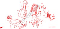 FRONT SEAT (L.) for Honda JAZZ 1.4LS 5 Doors 5 speed manual 2003