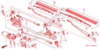 FRONT WIPER (LH) for Honda JAZZ 1.4LS 5 Doors 5 speed manual 2003