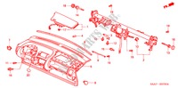 INSTRUMENT PANEL (LH) for Honda JAZZ 1.4LS 5 Doors 5 speed manual 2003