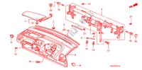 INSTRUMENT PANEL (RH) for Honda JAZZ 1.4S 5 Doors 5 speed manual 2002