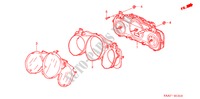 METER COMPONENTS (NS) for Honda JAZZ 1.4LS 5 Doors 5 speed manual 2003