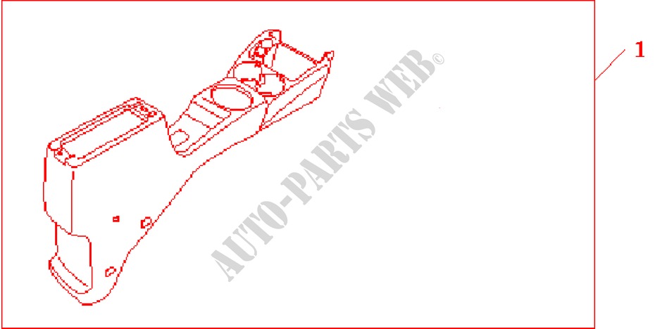 FR ARMRES*NH167L* for Honda JAZZ 1.4S-W 5 Doors 5 speed manual 2002