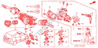 COMBINATION SWITCH (LH) for Honda JAZZ 1.4 ES 5 Doors 5 speed manual 2005