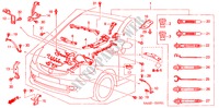 ENGINE WIRE HARNESS (RH) for Honda JAZZ 1.4 SE       SPORT 5 Doors full automatic 2005