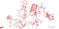 FRONT SEAT (L.) for Honda JAZZ 1.4 SE 5 Doors 5 speed manual 2004