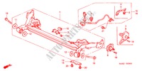 REAR AXLE for Honda JAZZ 1.4 S 5 Doors 5 speed manual 2004