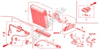 AIR CONDITIONER (COOLING UNIT)(RH) for Honda JAZZ 1.4 SE 5 Doors 5 speed manual 2007